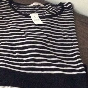 LOFT Black and White Sweater